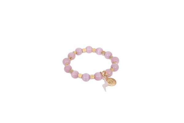 Girl's Pink Opal Circle of Courage Bracelet