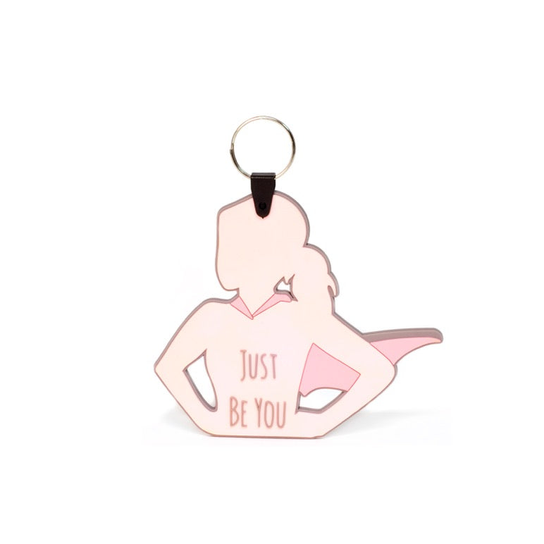 Just Be You Backpack Keychain